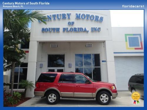 2003 ford expedition eddie bauer low miles leather loaded niada certified fl