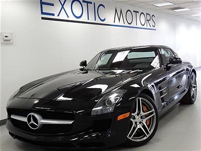 2011 mercedes sls amg!! nav rear-cam htd-sts 563hp pdc xenons msrp$221k warranty