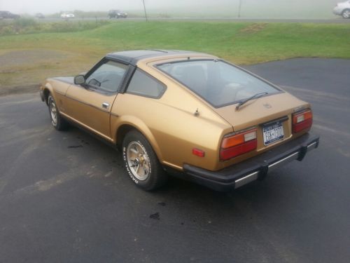 1980 datsun 280 zx, 10th anniversary edition, gold/black