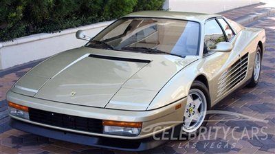 1988 ferrari testarossa only 3539 miles 1 owner rare color very well maintained