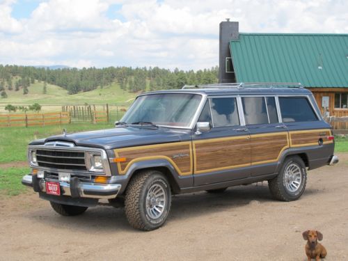 1989 jeep grand wagoneer 88k actual miles restored in 2009