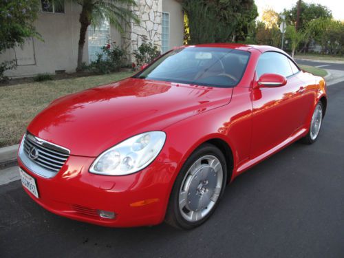 2002 lexus sc 430 retractable hard top convertible