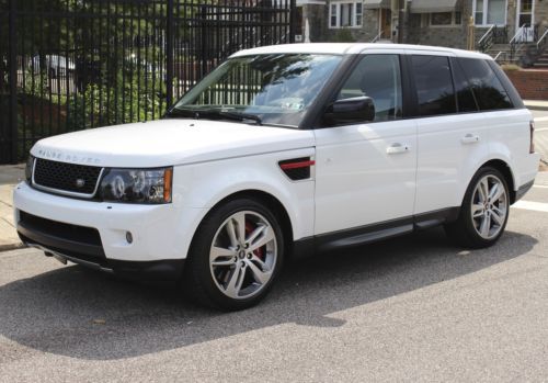 2013 white range rover sport supercharged limited edition low miles! mint cond!!