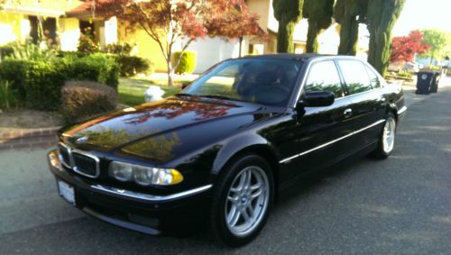 2000 bmw 750il luxury package immaculate condition blk on blk 2001 upgrade 750li