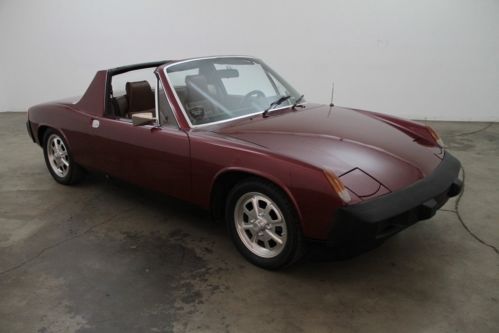 1975 porsche 914, burgundy w/ brown, nice body, presentable car, weekend driver