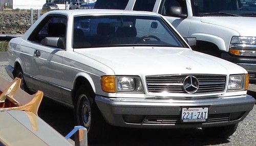 1985 mercedes-benz 500sec coupe 2-door 5.0l