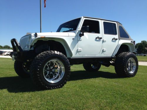 2014 jeep wrangler unlimited freedom edition teraflex lift toyo tires weld wheel