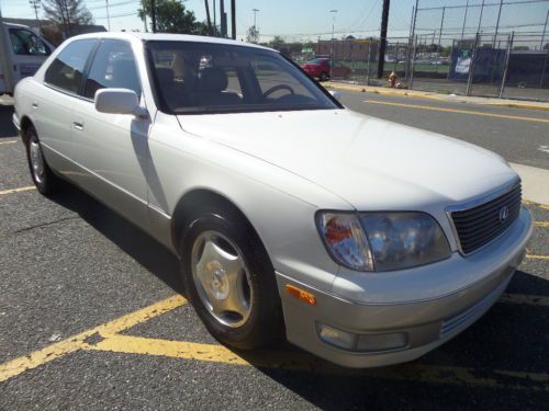 1999 Lexus LS400 Pearl White on Beige, STUNNING CONDITION, Truly Must See!, US $6,600.00, image 7