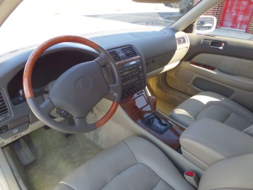 1999 Lexus LS400 Pearl White on Beige, STUNNING CONDITION, Truly Must See!, US $6,600.00, image 18