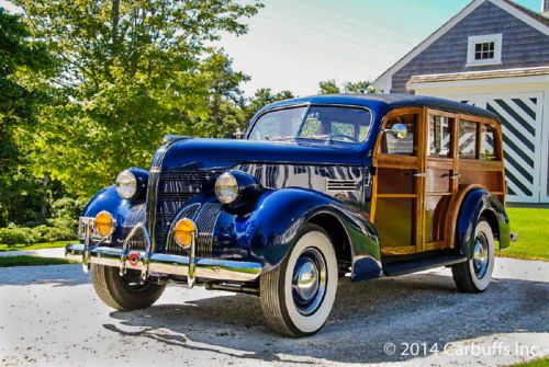 Pontiac quality 6 woodie station wagon clean 39 woody fully restored