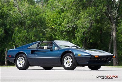 1979 ferrari 308 gts usa version california blue plates - carbureted 308!!!