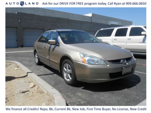 2005 honda accord ex sedan automatic heated leather. auto land - we finance !!