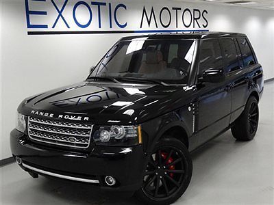 2012 rover hse supercharged awd nav rear-cam pdc 2tvs/ent-pkg 22wheels warranty
