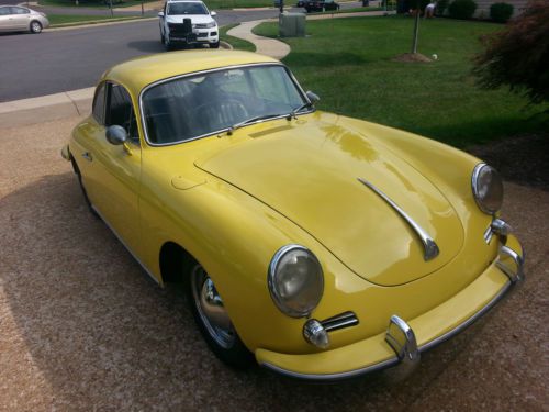 1963 porsche 356b  t6 - rare w/ certificate of authenticity