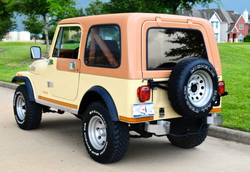 1981 jeep cj7 laredo auto 4x4 hardtop clean!!! cj-7 cj hi-res pics