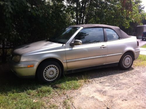 1999 silver volkswagen cabrio