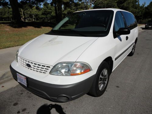 2002 ford windstar 122k window cargo van 6 cyl 3.8 ltr california van zero rust