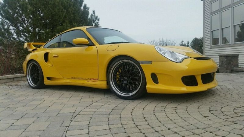 2002 porsche 911 gemballa gtr 600 wide body 996 turbo