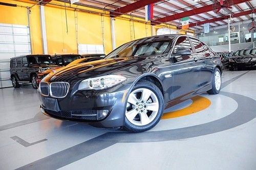 11 bmw 528i premium 1-owner 41k navi moonroof xenon entry-drive