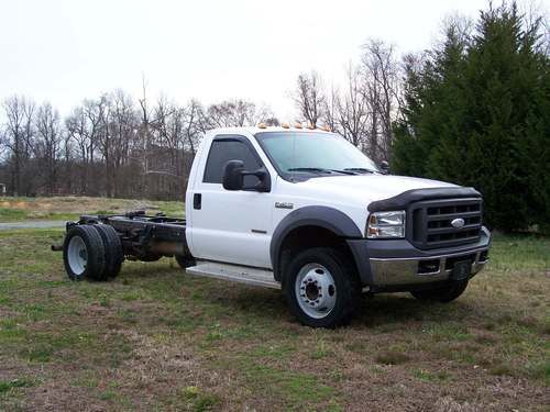 2005 ford f450 cab &amp; chassis f-450 f550 service truck dump truck nice diesel