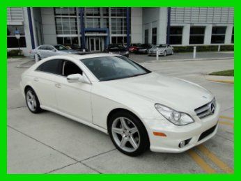 2010 cls550 amg sport,pearlwhite,cpo 100,000 mile warranty,mercedes-benz dealer