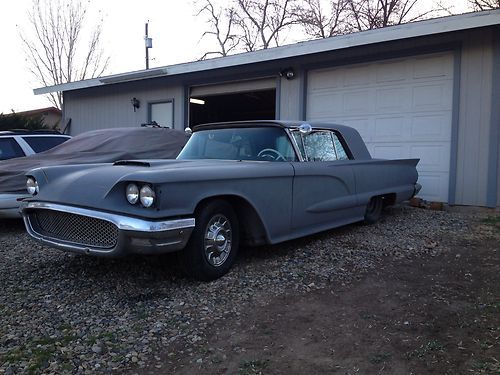 1960 thunderbird custom, rat rod, hot rod, lead sled, project.