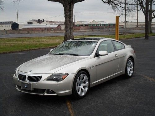2005 bmw 645ci coupe! nav! bank repo! absolute auction! no reserve!