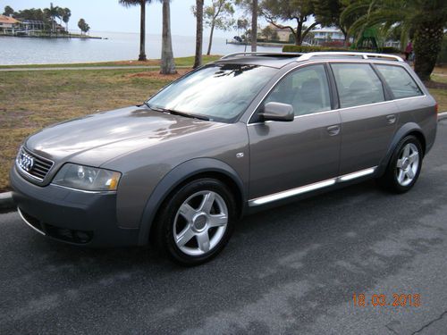 2005 audi allroad quattro awd~2.7 v6 bi-turbo~moon~2 tone leather~no paintwork~