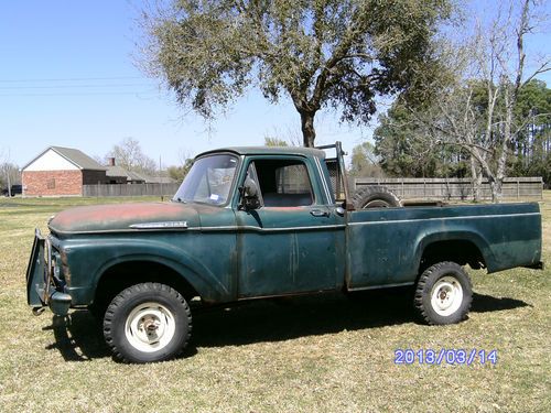 1962 ford f-100 4 wheel drive  4x4