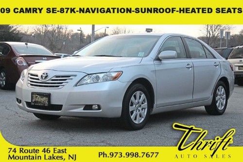 09 camry se-87k-navigation-sunroof-heated seats-