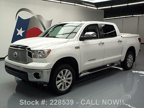 2012 toyota tundra platinum crewmax 4x4 sunroof nav dvd texas direct auto