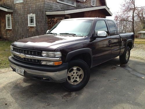 2002 chevrolet silverado 1500 ls extended cab pickup 4-door 5.3l no reserve!!!