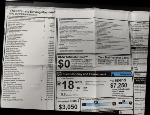 2023 BMW X6 M50i Sport Utility 4D, US $78,900.00, image 17