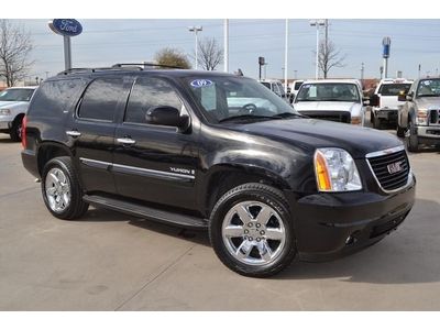 2009 gmc yukon stl, rear entertainment, navigation, moonroof, loaded, 1-owner tx