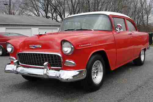 55 CHEVY 2 DOOR SEDAN POST 150 327 5 SPEED DISC BRAKES, US $20,000.00, image 10