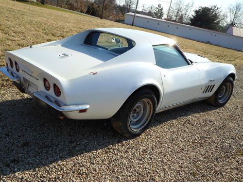 1969 corvette 427/435 l71 m22 4 speed tx black project parts car gasser barnfind