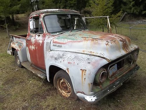 1953 ford f-100  stepside project restore rat rod