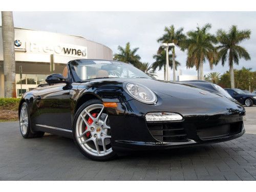 2009 porsche 911 carrera s cabriolet,1 owner,$119,045 msrp,pdk,nav,florida car!!