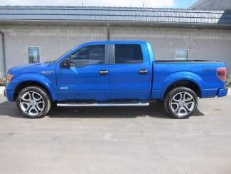 2011 ford f150 xlt crewcab 4 door 4x4 4 wheel drive leather 22" wheels truck