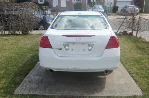 2006 honda accord exl sedan 4-door 3.0l +low mils 72k+running+easy fix accident+