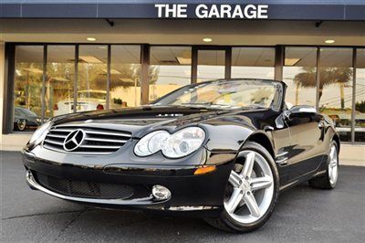 2006 mercedes-benz sl500 black over ash navigation,ventilated seats,only 7k mint