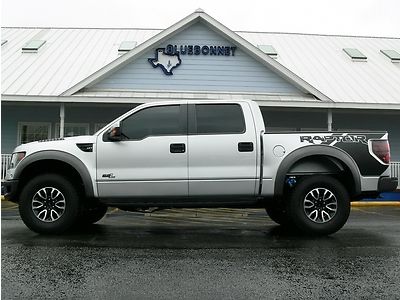 Svt raptor 4x4 super crew cab ac/heated seats cd nav front/rear cam moonroof