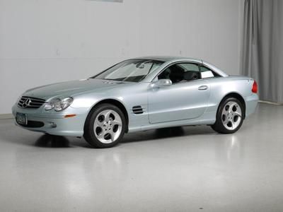 2004 mercedes benz sl500 diamond silver metallic low miles excellent condition