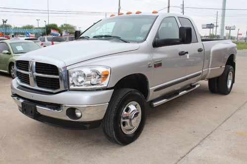 2007 dodge ram 3500 4wd 4x4 quad cab  drw slt 6.7l