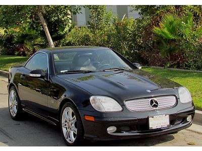 2004 mercedes-benz slk 320 special edition convertible clean low miles