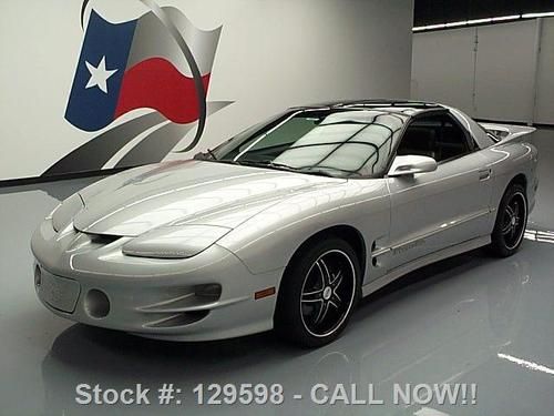 2002 pontiac firebird trans am auto t-tops leather 70k texas direct auto