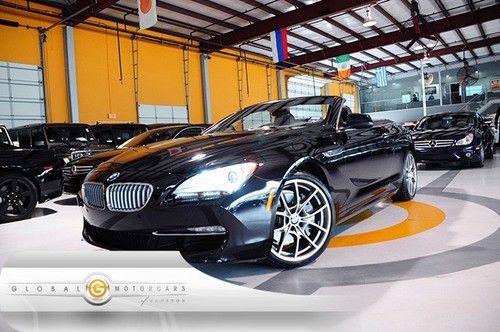 12 bmw 650i luxury sport conv drive-assist nav pdc cam keyless hud 20s ac-sts 6k