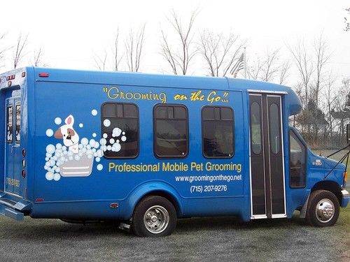 Mobile pet grooming van-inverter/battery setup. no generator noise!