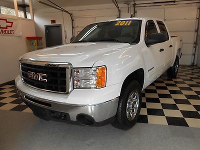 2011 sierra crew 4x4 32k  no reserve salvage rebuildable like silverado   k1500