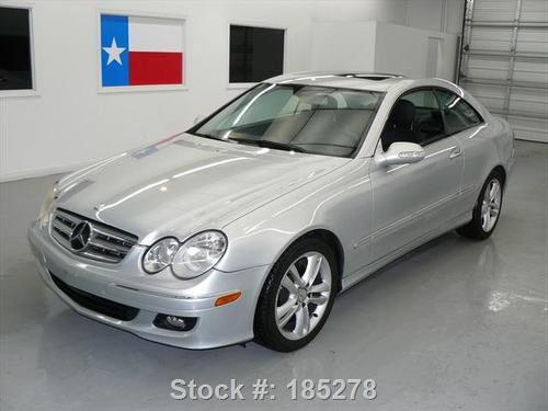 2006 mercedes-benz clk350 sunroof heated leather 68k mi texas direct auto